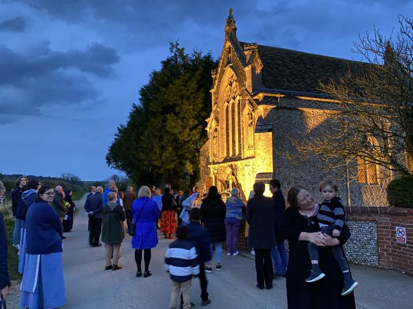 Outside of Slipper Chapel at Shrine of Our Lady of Walsingham. Credit: Norman Servais/EWTN Great Britain