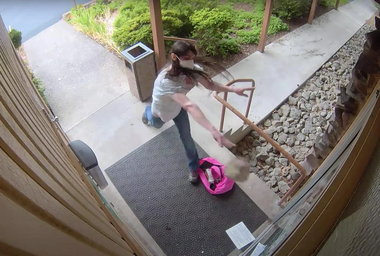 Maeve Nota vandalized St. Louise Catholic Church in Bellevue, Washington, in June 2022.?w=200&h=150