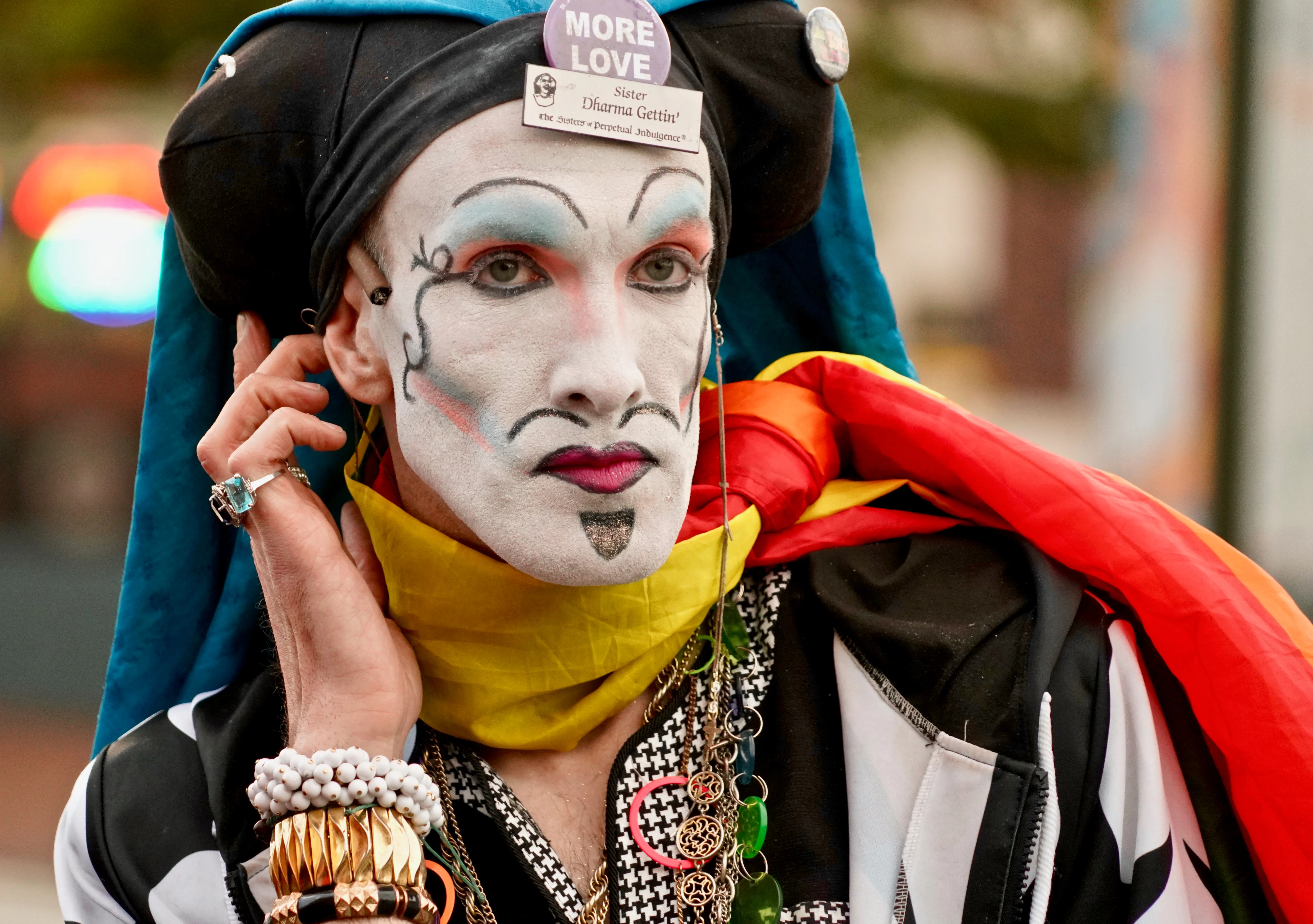 A member of Sisters of Perpetual Indulgence at a 2019 event in San Francisco.?w=200&h=150