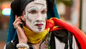 A member of Sisters of Perpetual Indulgence at a 2019 event in San Francisco.