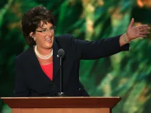 Then-Indiana Congressional candidate Jackie Walorski speaks during the Republican National Convention on Aug, 28, 2012, in Tampa, Florida.