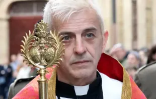 Father Javier Sánchez, 60, from the Archdiocese of Zaragoza in Spain died April 4, 2024, a victim of burns suffered when his liturgical vestments caught fire from a candle during the Easter Vigil on Saturday, March 30. Credit: Óscar Cortel/Archbishopric of Zaragoza