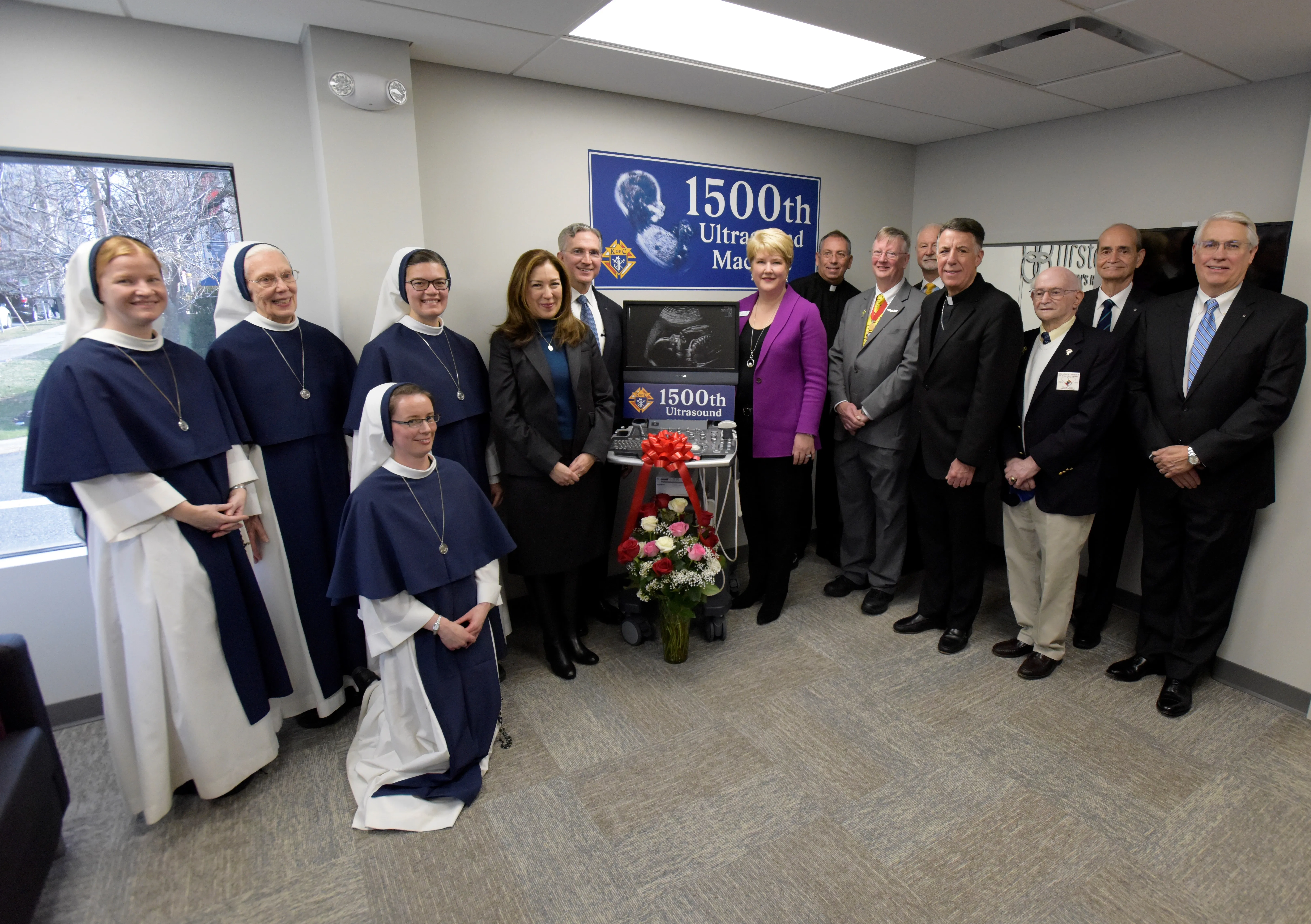 A dedication ceremony for the ultrasound machine donated by the Knights of Columbus to the First Choice Women's Resource Center in New Brunswick, N.J.?w=200&h=150