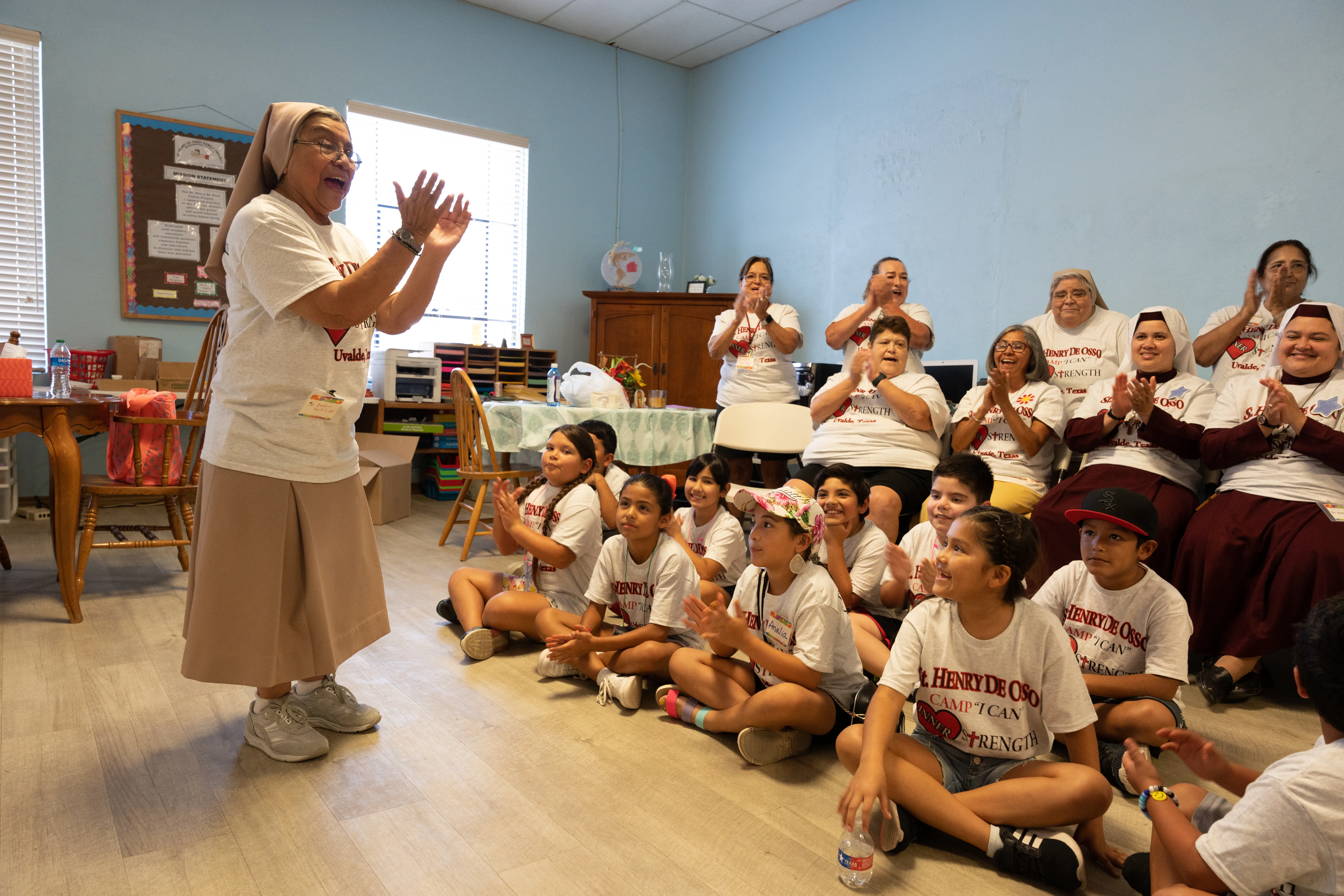 Students from Robb Elementary School in Uvalde, Texas, at a summer camp run by Catholic Extension?w=200&h=150