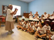 Students from Robb Elementary School in Uvalde, Texas, at a summer camp run by Catholic Extension