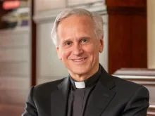 The Reverend John I. Jenkins will step down after nearly two decades of service as the president of Notre Dame University at the end of the 2023-24 academic year.