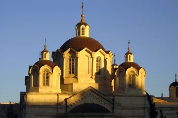 Holy Trinity Cathedral, a cathedral of the Russian Orthodox Church in Jerusalem.