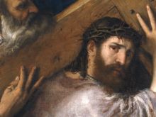 "The Carrying of the Cross" by the artist Titian is one of the paintings featured in the new book "Jesus in Art and Literature."