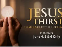 Jesus Thirsts: The Miracle of the Eucharist will be shown in theaters June 4, 5, and 6, 2024.