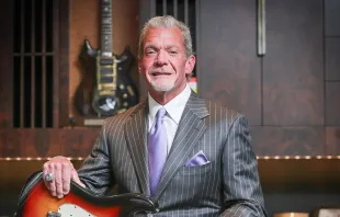 Jim Irsay, a billionaire businessman who grew up in the Chicago area, praised his cousin Sister Joyce Dura’s service to others during her time as a religious sister. Credit: 317football|Wikipedia|CC BY-SA 4.0