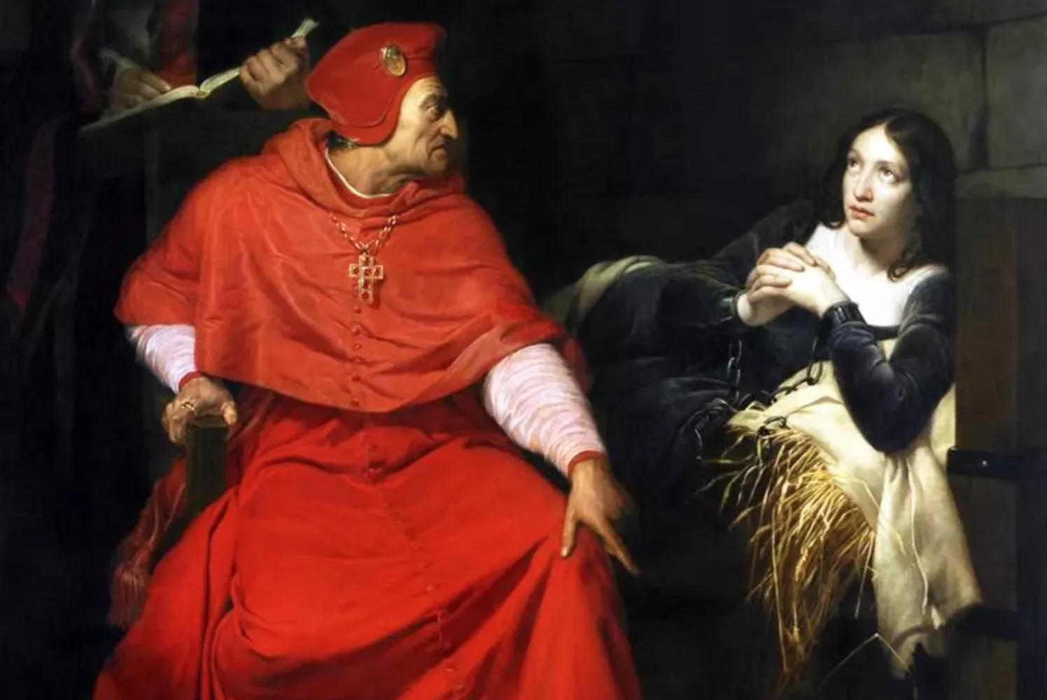 Paul Delaroche's Joan of Arc being Interrogated (1824)?w=200&h=150
