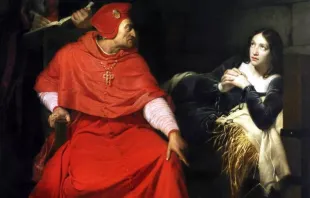 Paul Delaroche's Joan of Arc being Interrogated (1824) Public Domain