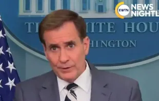 John Kirby, coordinator of the National Security Council for Strategic Communications at the White House. Credit: “EWTN News Nightly”