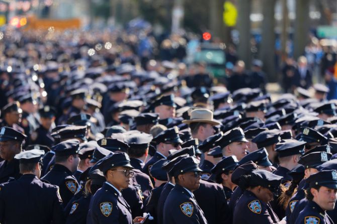 NYPD Officer Jonathan Diller funeral