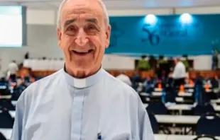 Bishop Emeritus José Luis Azcona at the 56th general assembly of the CNBB in Aparecida, San Pablo, in 2018. Credit: CNBB