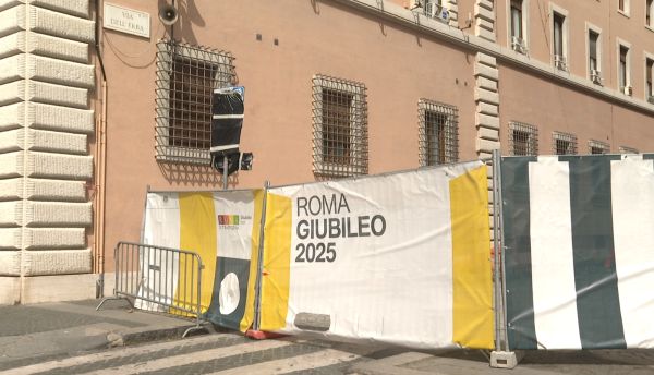 U Rimu su u tijeku građevinski projekti dok se grad priprema za jubilarnu godinu 2025.  Zasluge: EWTN News
