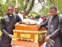 The funeral of Father Vitus Borogo in the Archdiocese of Kaduna, June 30, 2022.