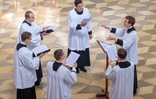 Seminarians of the FSSP's International Seminary of St. Peter. Photo courtesy of Sophia Institute Press.