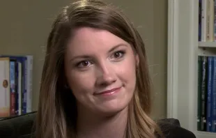 Kelly Clemente, who chose life and put up her son for adoption. EWTN Pro-life Weekly/Screenshot