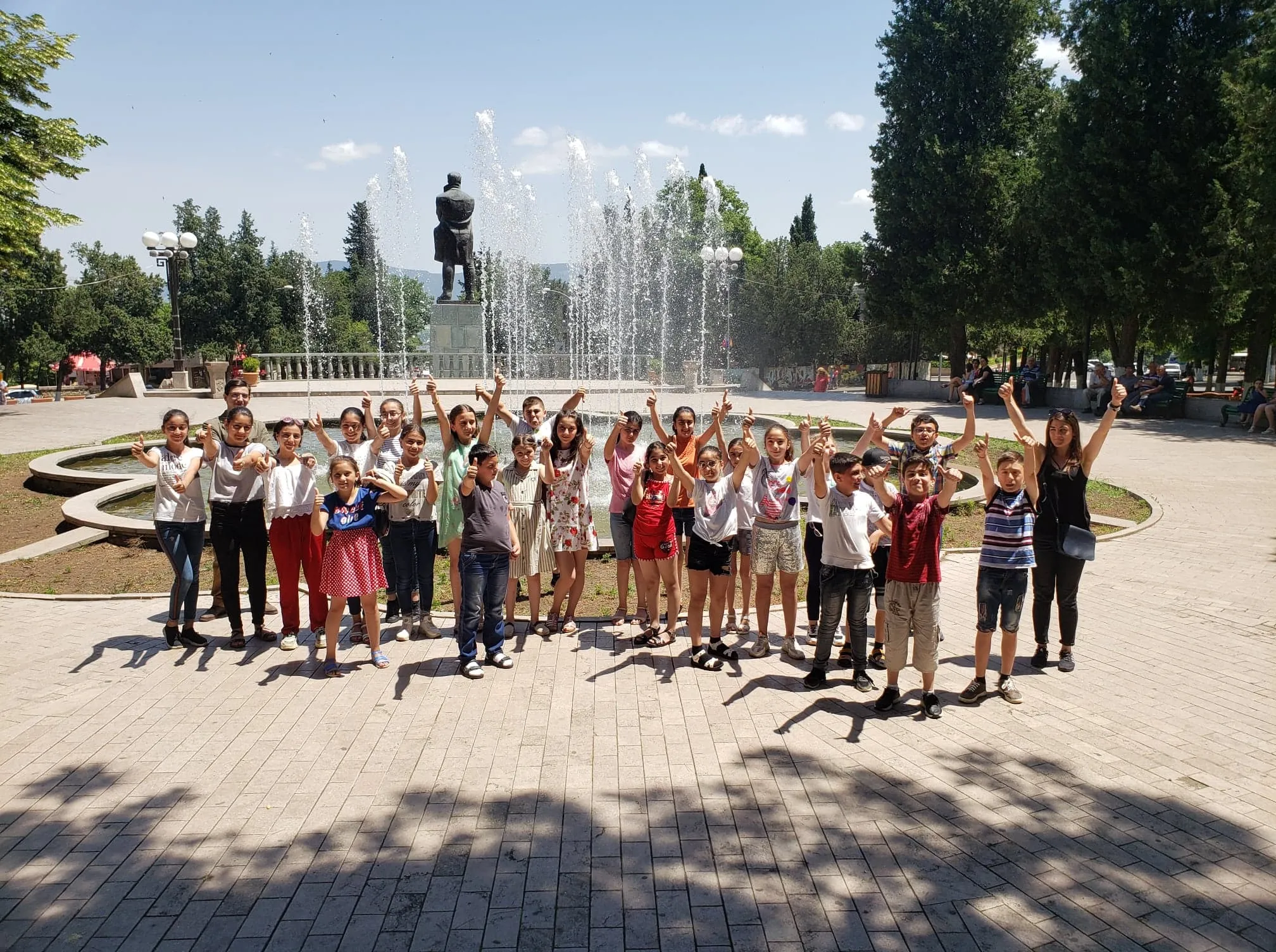 Students on the first day of school in September 2021 at the Antonia Arslan Armenian-Italian Hamalir in Stepanakert, Artsakh. The school was “established in order to help the Artsakhtsi strengthen and rebuild” and offers a variety of courses, programs, and educational opportunities.?w=200&h=150