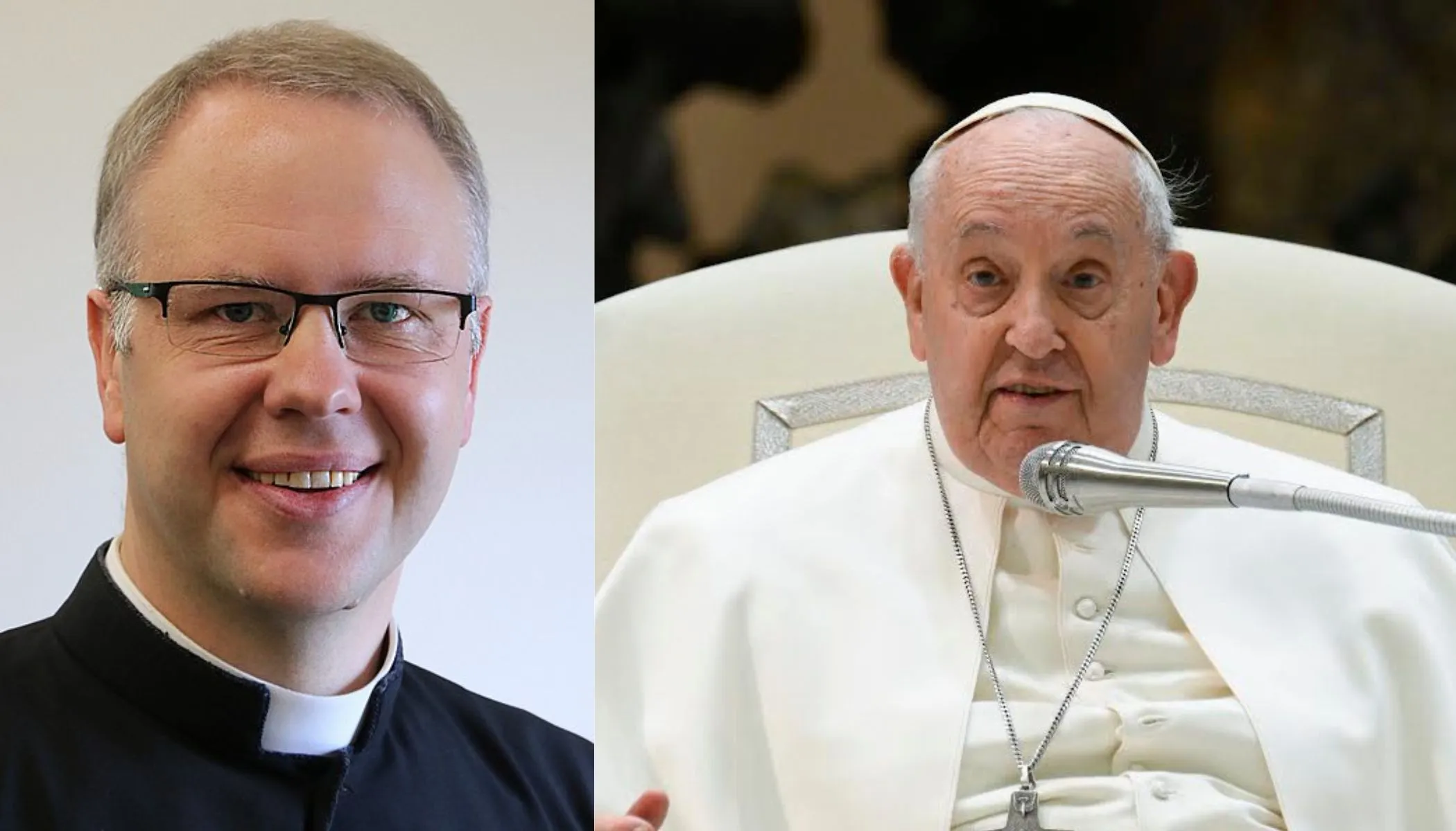 The superior general of the Priestly Fraternity of St. Peter (FSSP), Father Andrzej Komorowski, met with Pope Francis on Feb. 29, 2024, at the Vatican.?w=200&h=150
