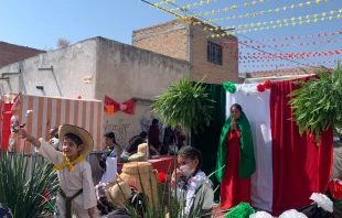A procession in honor of Our Lady of Guadalupe on Dec. 12, 2021 in a small town in the Mexican state of Guanajuato. Courtney Mares