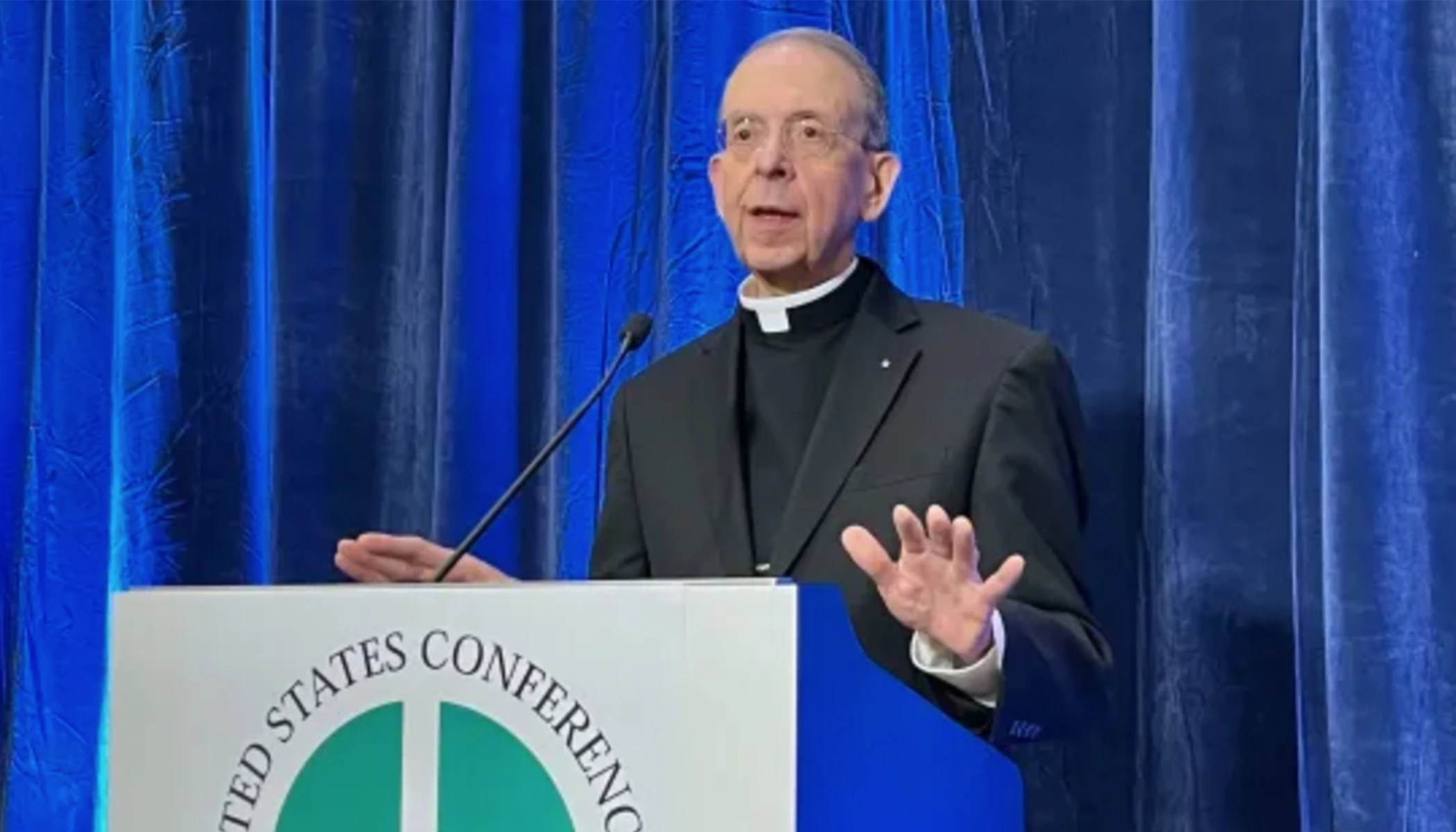 Archbishop William E. Lori was elected vice president of the United States Conference of Catholic Bishops on Nov. 15, 2022, in Baltimore.?w=200&h=150
