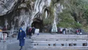 The Lourdes Grotto in France.