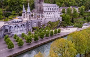 The Sanctuary of Our Lady of Lourdes, France. Célian de La Rochefoucauld via youheritage.com.