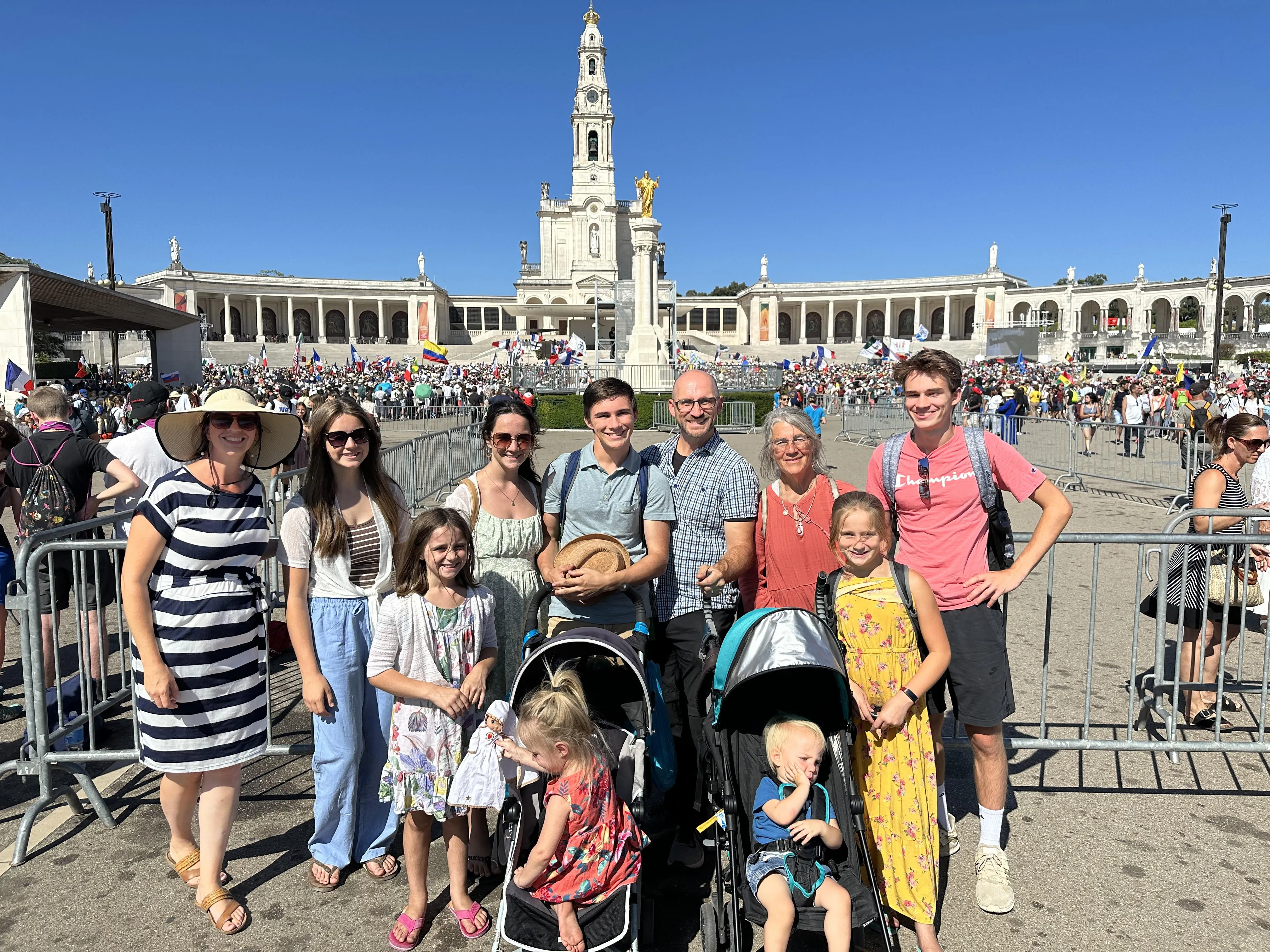 The Love family at the Sanctuary of Fatima in Portugal, during WYD 2023.?w=200&h=150