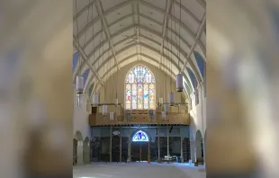 The interior of St. Bernard Church in Madison, Wisconsin, the diocese’s future cathedral. Credit: Diocese of Madison