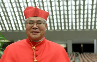 Cardinal Thomas Aquinas Manyo Maeda of Osaka, Japan. Credit: Tiziana Fabi/AFP via Getty Images