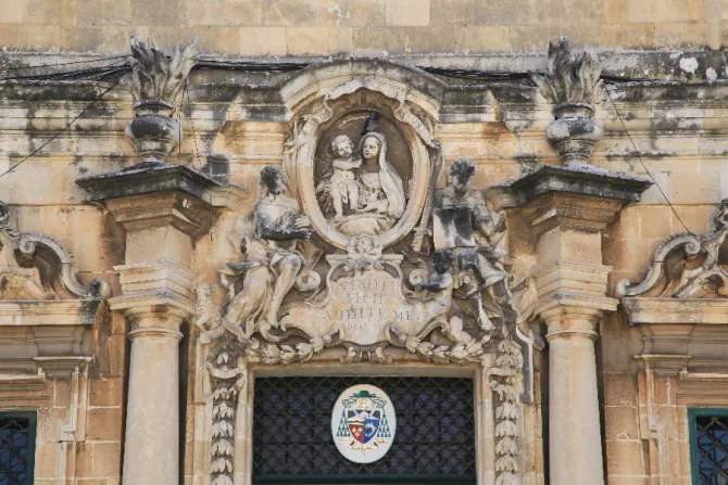 The Archbishop’s Curia at St. Calcidonius Square in Floriana, Malta.