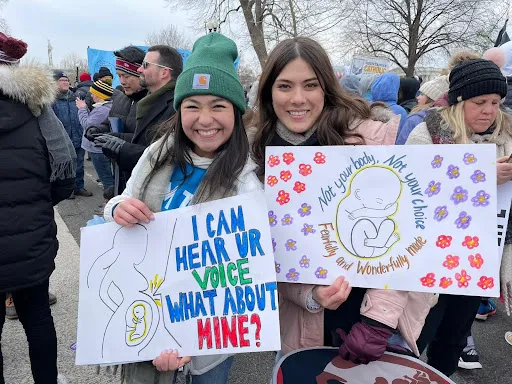 Yuni and Natalie Wu of the Lexington, Kentucky area, at the March for Life in Washington, D.C., Jan. 21, 2022.?w=200&h=150