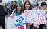 Yuni and Natalie Wu of the Lexington-area in Kentucky at the March for Life in Washington, D.C., on Jan. 21, 2022.