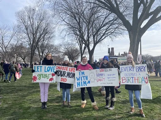 Participants at the March for Life in Washington, D.C. on Jan. 21, 2022. CNA