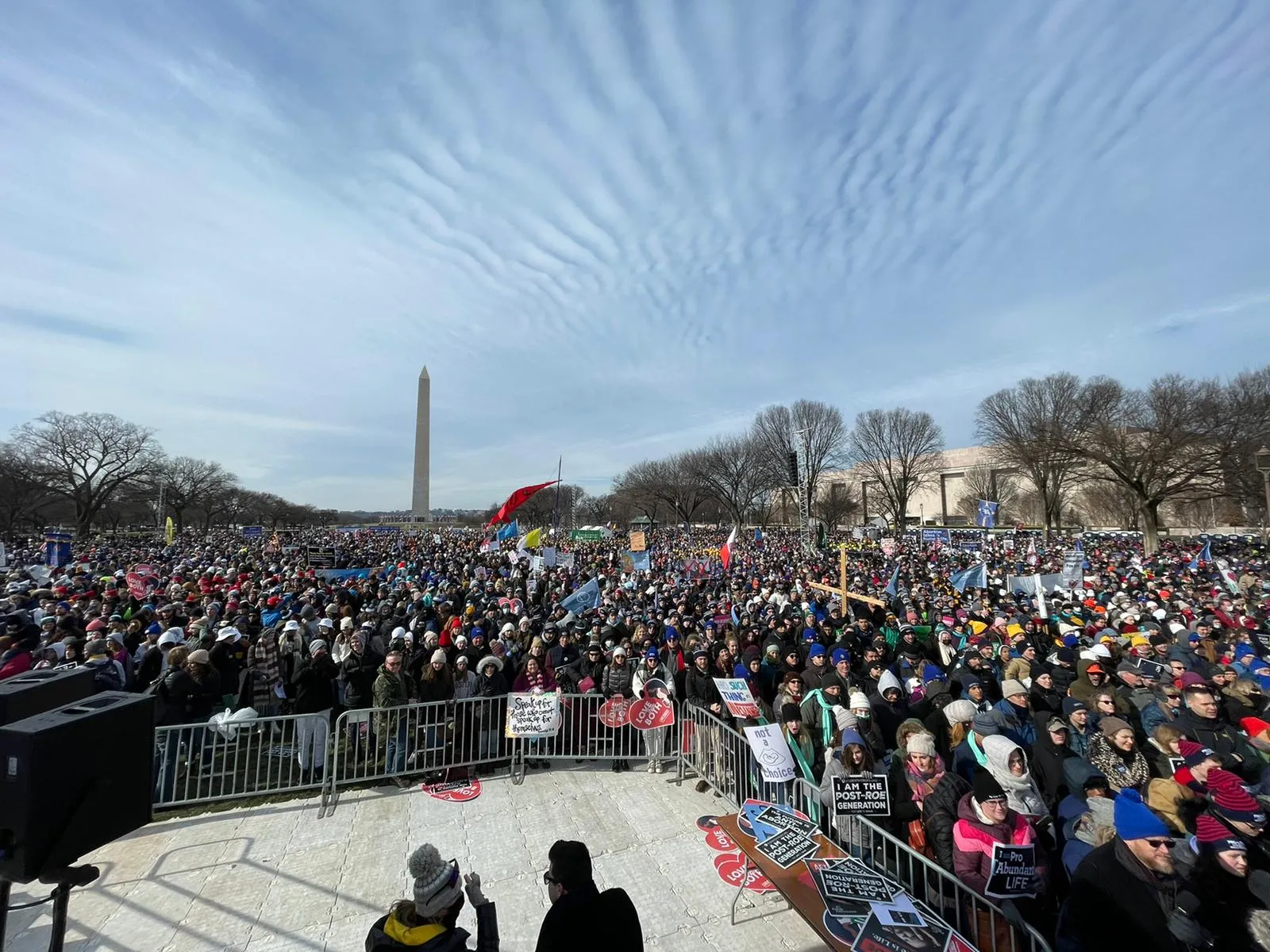Tens of thousands gathered for a pre-march rally and concert at the National Mall for the 2022 March for Life in Washington, D.C.?w=200&h=150
