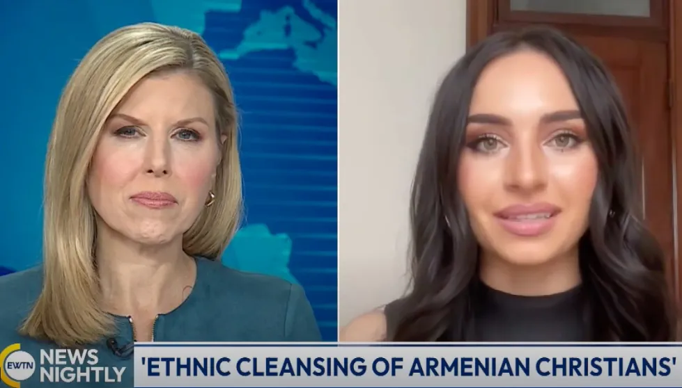 Gia Chacón (right), founder of March for the Martyrs, said the plight of the tens of thousands of Christian Armenians  pushed out of their homes in the disputed Artsakh or Nagorno-Karabakh region hash been "completely overlooked by the mainstream media.”?w=200&h=150