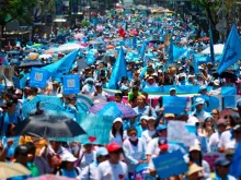 The March for Life in Mexico City, April 29, 2023.