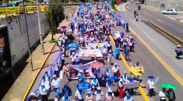 March for life in Ecuador on March 25, 2023. Credit: Courtesy of Estela Zea