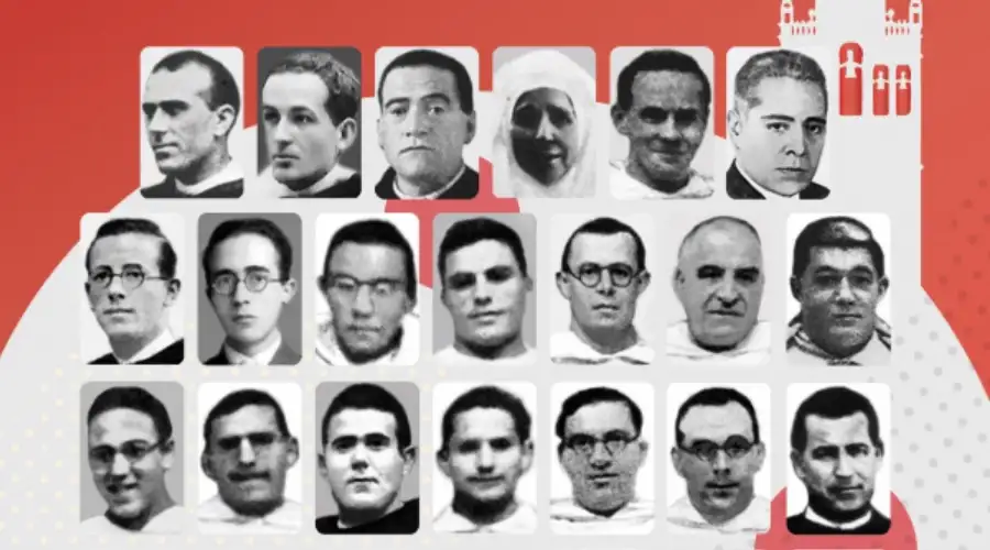 Twenty of the Dominicans martyred during the Spanish Civil War who will be beatified June 18 in the Seville Cathedral.