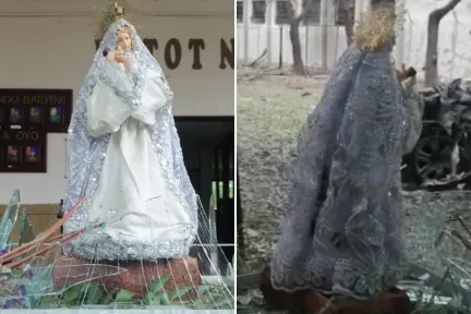A statue of the Virgin Mary was unharmed by an attack carried out against the 30th Brigade of Colombia’s National Army.?w=200&h=150