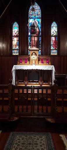 The exposed Blessed Sacrament in the St. Claire Chapel at St. Mary Help of Christians in Aiken, South Carolina. Credit: Lori Rainchuso