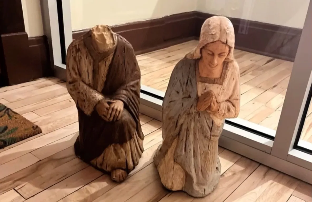 Statues of Joseph and Mary were stolen from a Nativity scene at St. Patrick’s Co-Cathedral in Billings, Montana, after vandals destroyed the statues the night of Jan. 16, 2023. The statues were found Jan. 26, 2023.?w=200&h=150