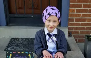 Seven-year-old Mary Stegmueller of Colorado has been battling cancer since she was 4 years old, but her cancer is spreading. Credit: Denver Catholic