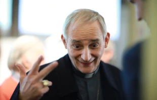 Cardinal Matteo Zuppi of Bologna, Italy. Francesco Pierantoni from Bologna, Italy - Premio Colombe d’oro per la pace via Wikimedia (CC BY 2.0).