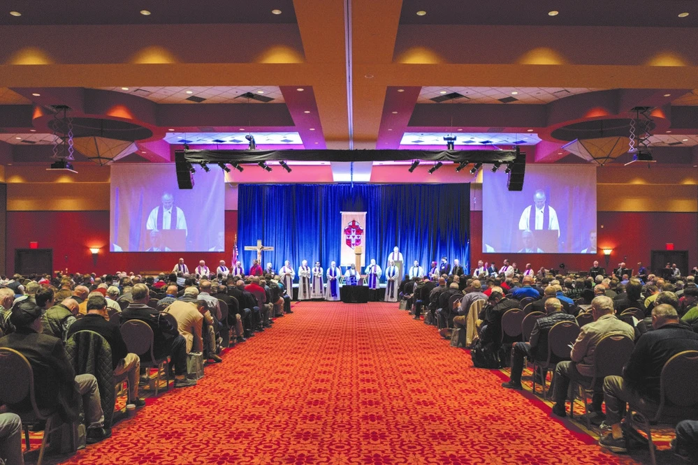 Mass is said at the Oklahoma Catholic Men’s Conference in Norman, March 12, 2022.?w=200&h=150