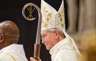 Archbishop Laurent Ulrich is installed as archbishop of Paris in the Church of Saint-Sulpice on May 23, 2022. © Yannick Boschat / Diocèse de Paris.