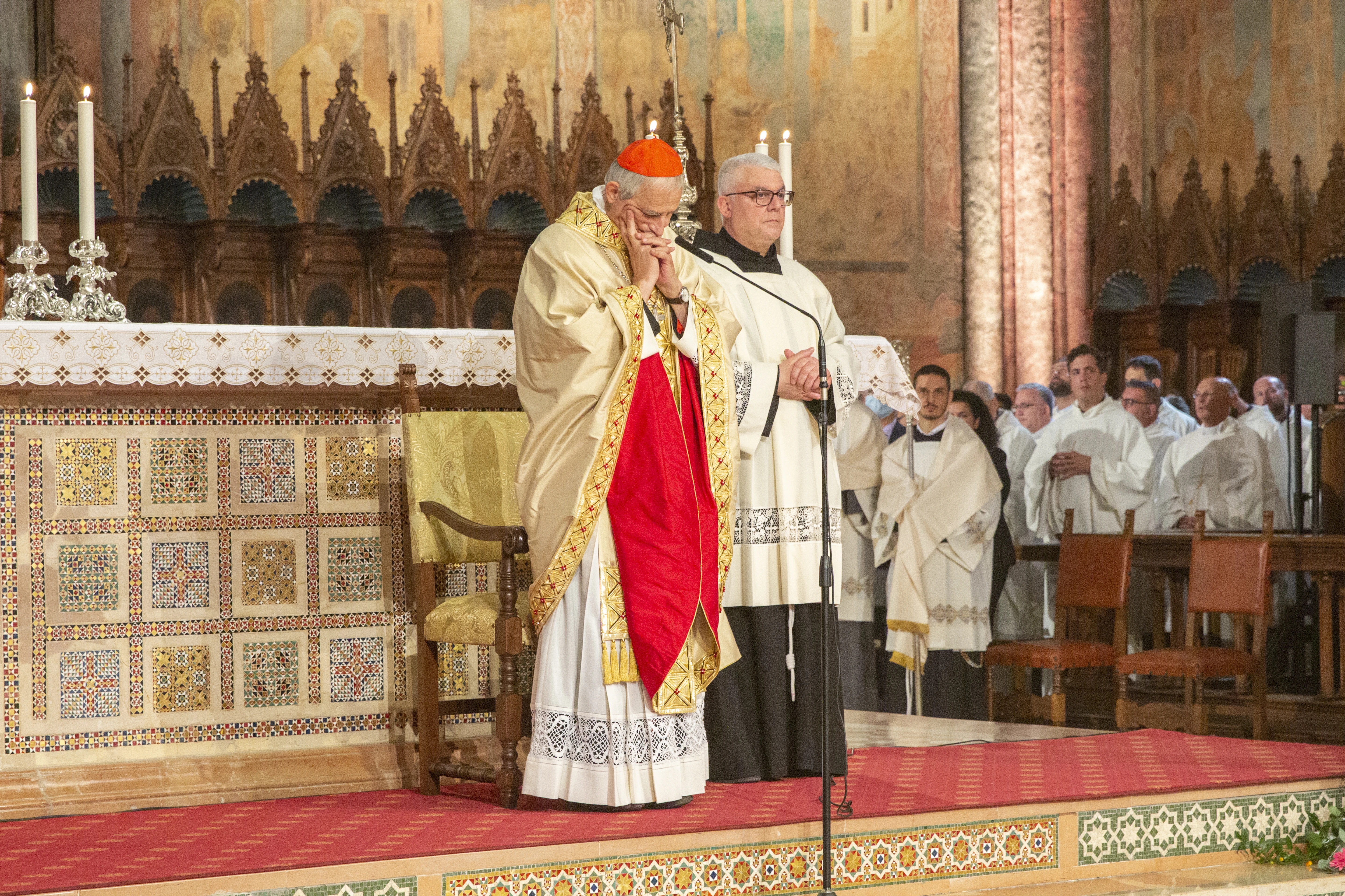 Mass in Assisi with Cardinal Matteo Zuppi on the feast of St. Francis, Oct. 4, 2022 Andrea Cova/Basilica of St. Francis of Assisi?w=200&h=150