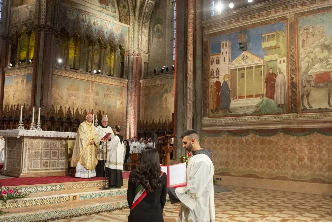Mass in Assisi on the feast of St. Francis, Oct. 4, 2022 Andrea Cova/Basilica of St. Francis of Assisi